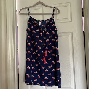 NWT!  Silky soft summer dress with watermelons scattered throughout